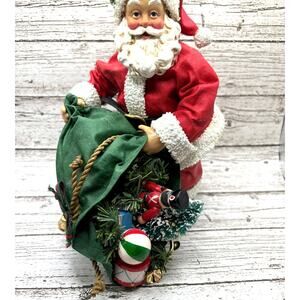 “Wishes Come True” Fabriche Possible Dreams Santa Claus 1993 Vintage Christmas